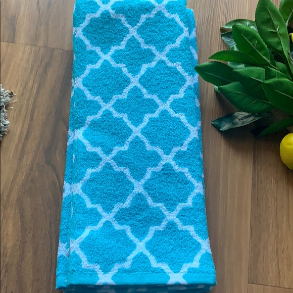 jcpenney Bath Jcpenney Turquoise Trellis Hand Towels Washcloth